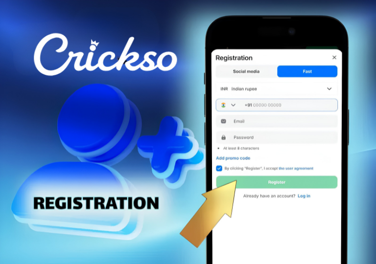 How to register and login at Crickso India